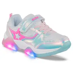 LOS GOMOSOS - Tenis Luces Lunex Blanco para Niña