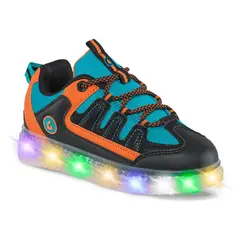 LOS GOMOSOS - Tenis con Luces Isser Negro para Niño