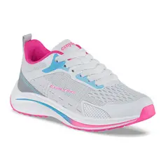 CROYDON - Tenis Running Tixmar Blanco-Fucsia para Niña