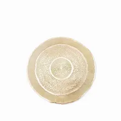 AMBIENTE GOURMET - Individual redondo tronco dorado