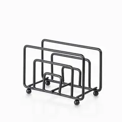 AMBIENTE GOURMET - Servilletero cuatro negro