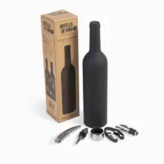 AMBIENTE GOURMET - Botella de vino set x5 piezas