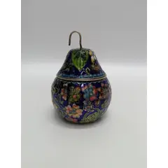 GENERICO - Cofre Joyero De Pera Antiguo Clousonet 1920 Bronce Porcelana