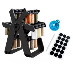 GENERICO - Especiero Condimentero 18pcs giratorio KA-707