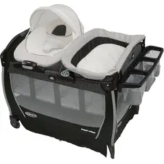 GRACO - Corral Cuna Snuggle Lx Cambiador Mecedora Vibrador