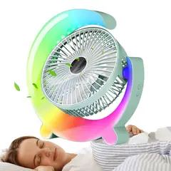 GENERICO - Ventilador RBG Alambrico Silencioso Y Potente