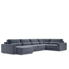 GENERICO - Juego de muebles Modernos Grey en Color Gris Claro