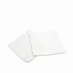 AMBIENTE GOURMET - Servilletas de tela blancas setx2