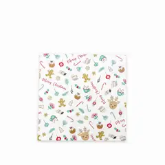 AMBIENTE GOURMET - Servilletas mini print navidad