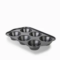 AMBIENTE GOURMET - Molde antiadherente para 6 muffins