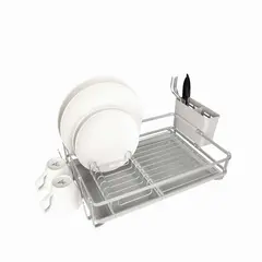 AMBIENTE GOURMET - Escurridor gris 11.5x43x30