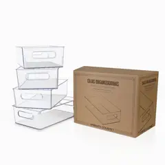 AMBIENTE GOURMET - Cajas organizador de cocina setx4