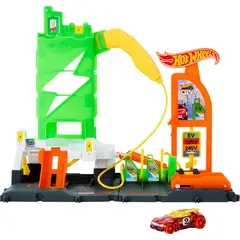 HOT WHEELS - Pista City Track Set Super Estación De Gasolina