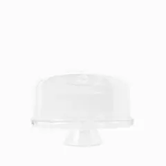 AMBIENTE GOURMET - Tortera con domo en acrilico clear