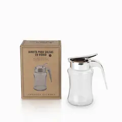 AMBIENTE GOURMET - Jarrita para salsas en vidrio 220 ml