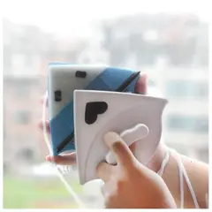 GENERICO - Limpiador De Vidrios Ventanas Magnético 2 En 1 Triangular