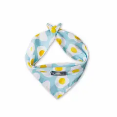 WAWAW - Pañoleta para perro talla M celeste huevos 3