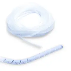 VCP - Espiral organizador cables protector transparente 24mm X 10m