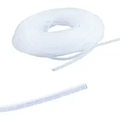 VCP - Espiral organizador cables protector transparente 6mm X 10m