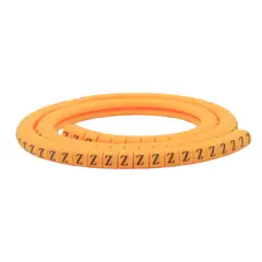 VCP - Marcador de cable, Leyenda: Z, Amarillo, Rollo x 100