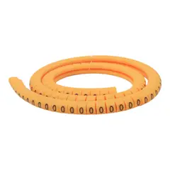 VCP - Marcador de cable, Leyenda: 0, Amarillo, Rollo x 100