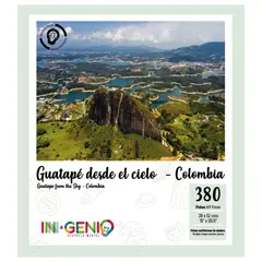 GENERICO - Rompecabezas en Madera Multiformas Guatape
