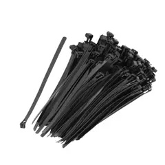 VCP - Amarre Plástico Negro Protección UV 4.6mm x 20cm X100