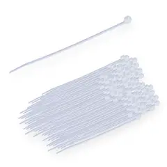VCP - Amarre plástico Blanco Abrazadera 4.8mmX36.8cm Correas X100
