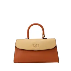MARIO HERNANDEZ - Bolso De Mano Horizontal Lili Camel Bahía