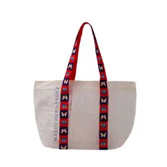 MARIO HERNANDEZ - Tote Bahía Mariposas Beige Verano