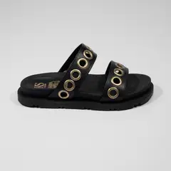 KADOSH - Sandalia para Mujer Negra Camelia