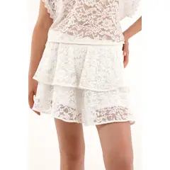 TENNIS - Falda en encaje con boleros para mujer