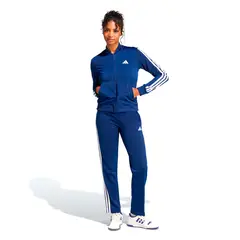 ADIDAS - Conjunto Deportivo Azul para Mujer Essentials 3 Rayas.