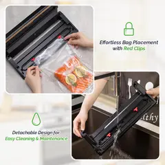 GENERICO - Máquina Selladora Al Vacío Sellador Automático