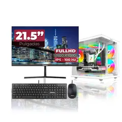 JANUS - Computador Gamer AMD Ryzen 5 8500G RAM 16GB RGB SSD 512GB Monitor 22 Pulgadas 100Hz