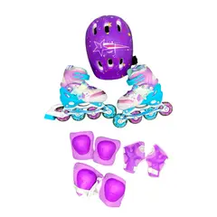 CHICAGO - Patin Semi-profesional Para Niñas + Kit Proteccion