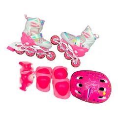 CHICAGO - Patin Semi-profesional Para Niñas + Kit Proteccion