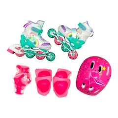 CHICAGO - Patin Semi-profesional Para Niñas + Kit Proteccion
