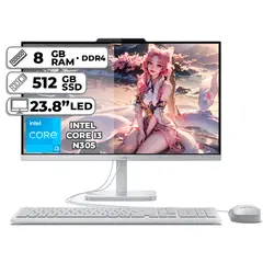 LENOVO - TODO EN UNO AIO A100 INTEL CORE I3-N305 8GB RAM 512GB SSD 238 LED