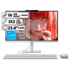 LENOVO - TODO EN UNO AIO A100 INTEL CORE I3-N305 16GB RAM 512GB SSD 238 LED