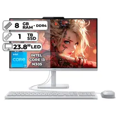 LENOVO - TODO EN UNO AIO A100 INTEL CORE I3-N305 8GB RAM 1TB SSD 238 LED