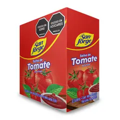 SAN JORGE - Salsa de Tomate x 12 Sobres x 85g