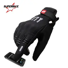 MADBIKE - Guantes de moto Negros