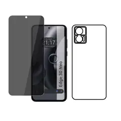 GENERICO - Protector Antiespia +Trasero en Hidrogel Para Motorola Edge 30 Neo
