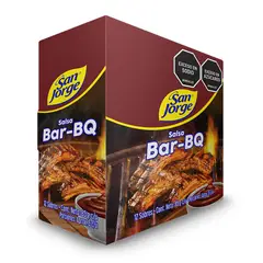 SAN JORGE - Salsa BBQ x 12 Sobres x 85g