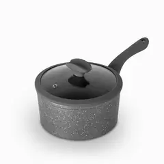 AMBIENTE GOURMET - Olla con mango largo granito 18 cm