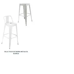 GENERICO - Silla Tolix Barra Metálica