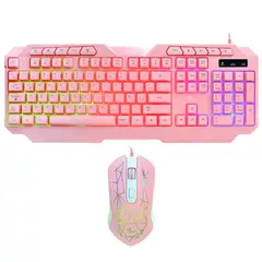 XTECH - Combo Gamer Teclado Multimedia Y Mouse XTK-540S Mirana
