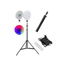 INNOVA - Panel Iluminación Pro Creación De Contenido Rgb Ajustable Trípode