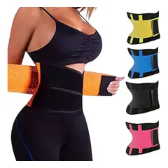 GENERICO - Faja Cinturilla Ajustable Reduce Abdomen Cintura Ejercicios